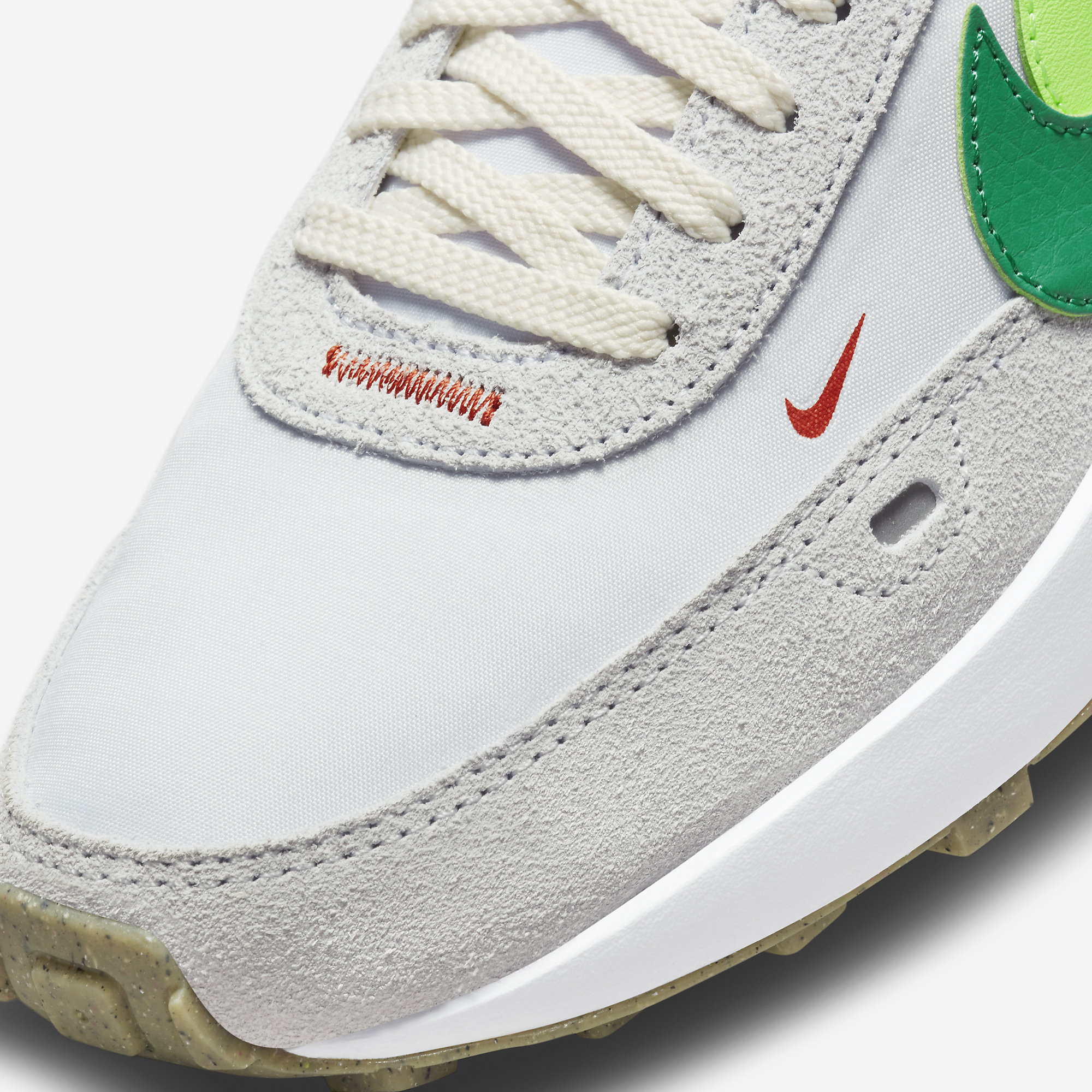 나이키 와플 원 SE 우먼스 고스트 그린 더블 스우시