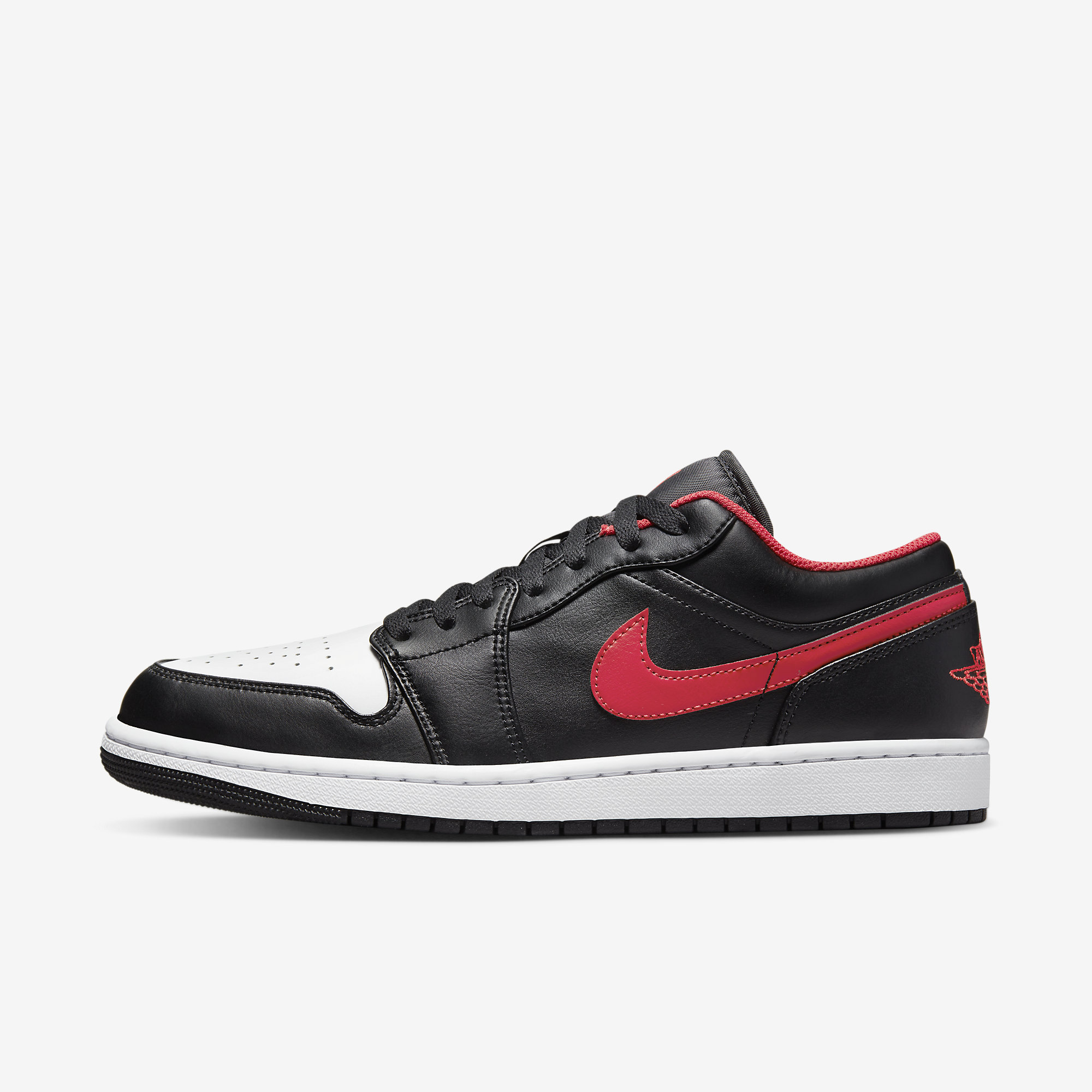 jordan 1 low white black red