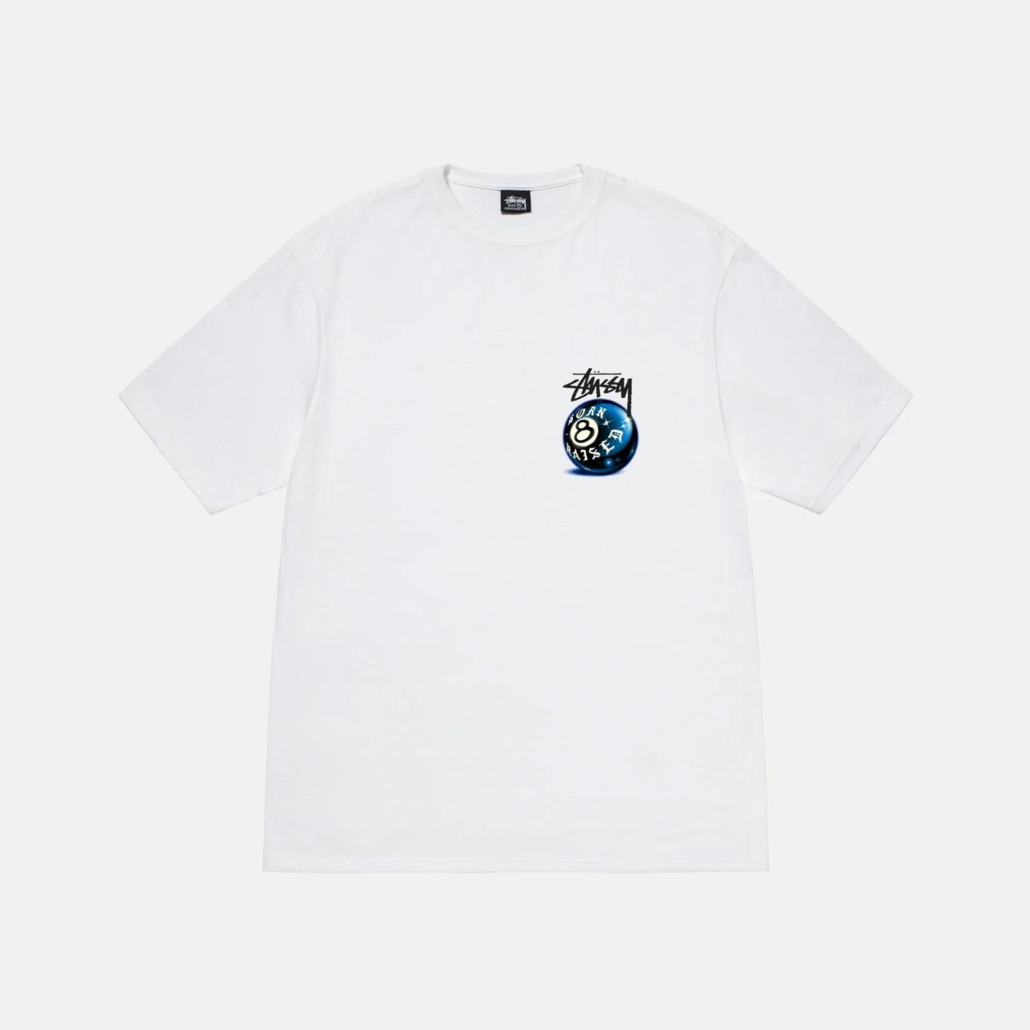 본 X 레이즈드 x 스투시 8볼 티셔츠 화이트 3903852 | STUSSY
