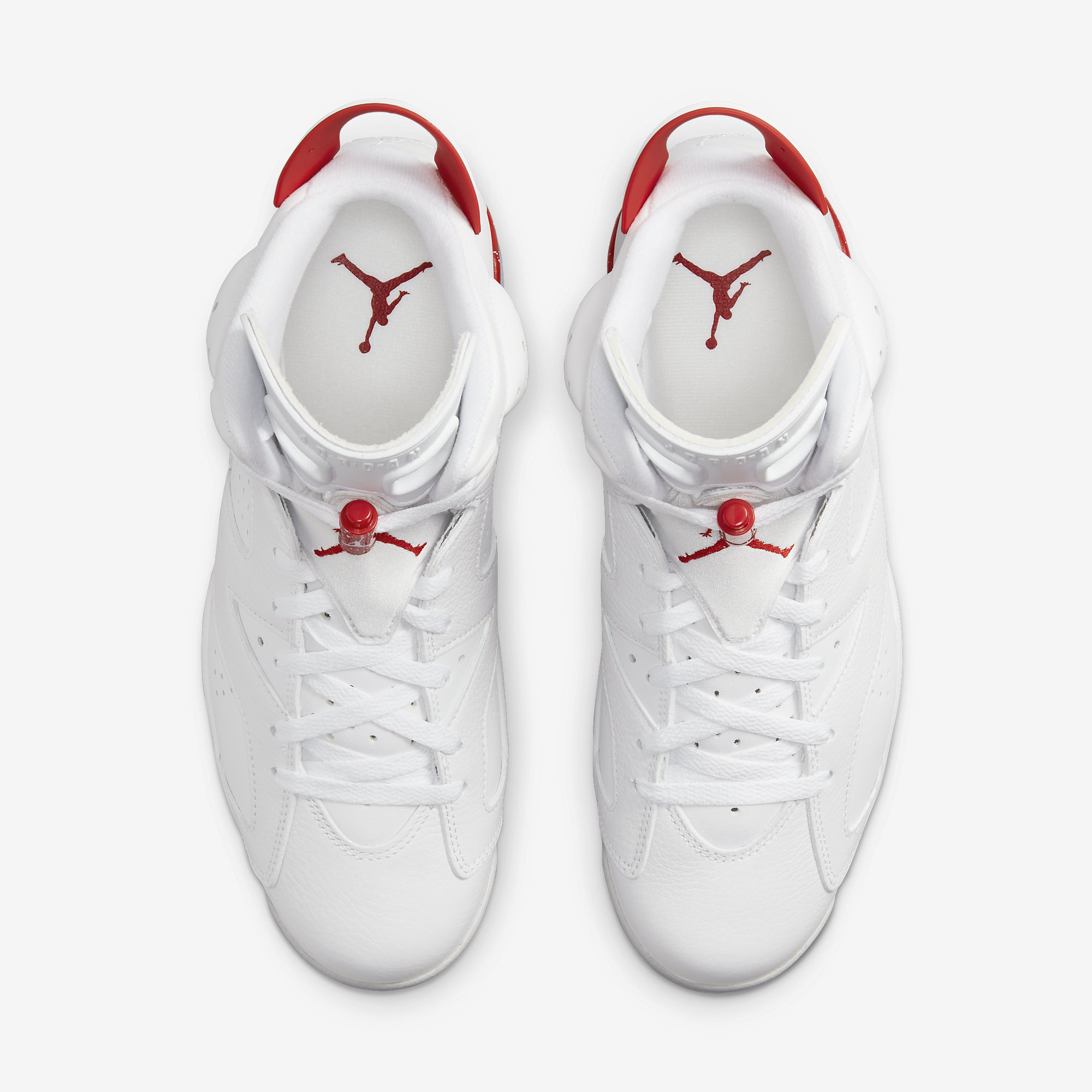 jordan 6 retro white and red